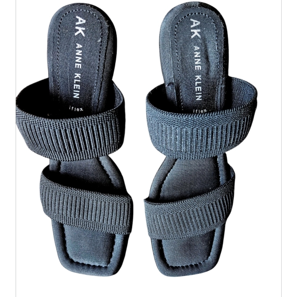 Anne Klein Black Sandals